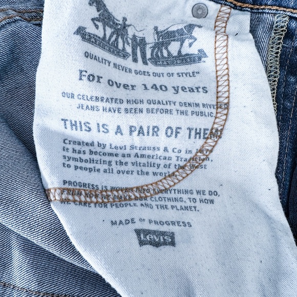 Men Levi’s 527 Slim Bootcut Jeans 33 x 30 - Picture 3 of 6